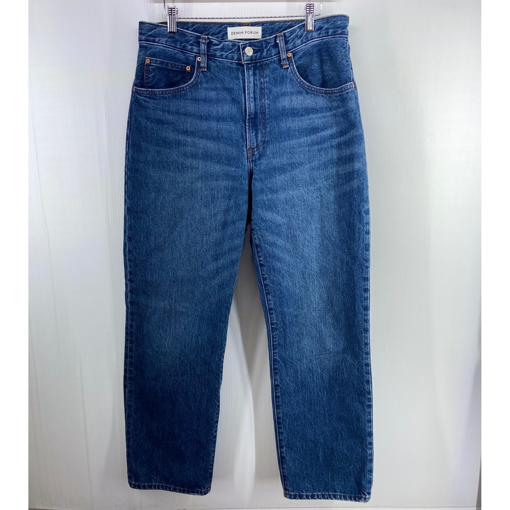 Aritzia Denim Forum The 90s Marlo Hi Rise Baggy Blue Denim Jeans Womens 30 - Picture 3 of 12